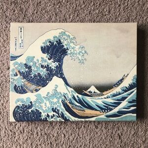 Canvas print: The Great Wave at Kanagawa, 1829
